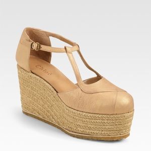 Chloe wedge espadrilles